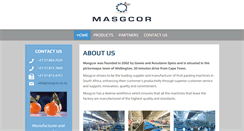 Desktop Screenshot of masgcor.co.za